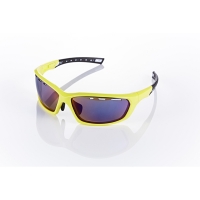 [Depending on the tripod Z-POLS three generations of top sports models TR] a new generation of space elastic fibers coated lightweight material curved design of the top sports glasses! (Bright fluorescent yellow)