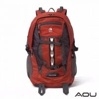 [TAITRA] AOU Extreme Vision Style, Made In Taiwan Buckle, Ergonomical Backpack with Shoulder and Back Support (Orange) 68-066