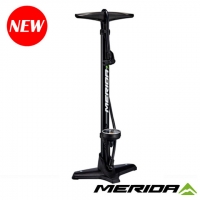 (merida)"MERIDA" Merida stand-up pump smart mouth 160PSI black 1816