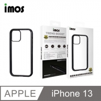 (imos)iMOS iPhone13 6.1-inch M series US military certification dual-material shockproof protective case-trendy black
