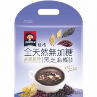 【Quaker】Natural Black Sesame Paste Super Guzhen (10 packs/bag)