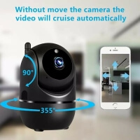 Camera Baby Monitor Wifi Mini Network Video Surveillance Auto Tracking Camera
