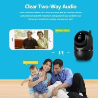 Camera Baby Monitor Wifi Mini Network Video Surveillance Auto Tracking Camera
