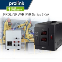 Prolink 3KVA/2400W AVR Automatic Voltage Regulator Voltage Stabilizer PVR3000D