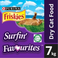 [LazChoice]Friskies Surfin' Favourites Dry Cat Food Pack (1 x 7kg) - Pet Food/ Dry Food/ Cat Food/ Makanan Kucing