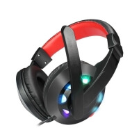 Misde A65 Doby digital 3.5mm over ear headphone with adjustable microphone auto color changing