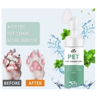 Pet Foot Cleansing Foam Cat Dog Deodorant Foot Wash Foot Care Paw Cleaning Scrubbing Scrub