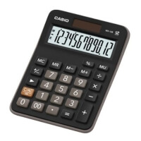 Casio MX-12B 12 Digit Calculator (2 Way Power) (100% Original)