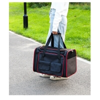 Pet Travel Carrier Bag Shoulder Top Handle for Small Cat Dog Expandable Foldable