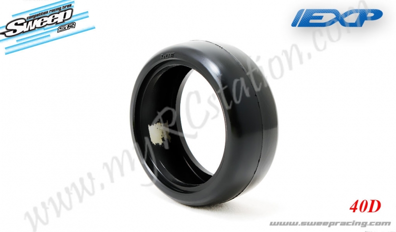 EXP Pre-mount Touring Car Rubber Tire 24mm (40d) #EXP-40P