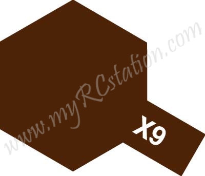 X9 Brown Enamel Paint (Gloss)