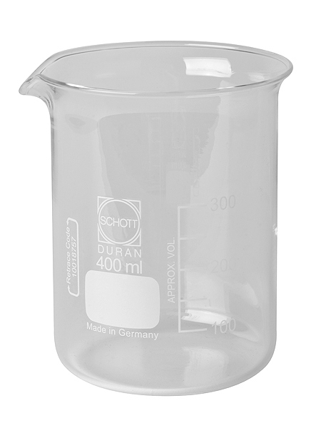 DURAN beaker low form with spout (400ml)