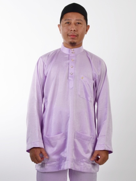 Jutawan Baju Melayu Warna Ungu 