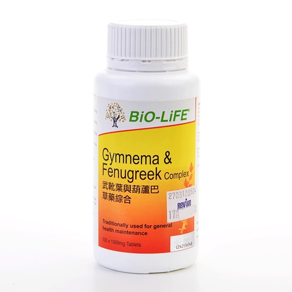 Bio-Life Gymnema & Fenugreek Complex (100 Tablets)