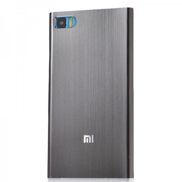 MI3 Ultrathin 0.3mm Xiaomi Mi 3 Aluminium Alloy Metal Back Case Cover - Grey
