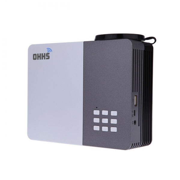 [1 Year Warranty ] OHHS G6 GM50 HDMI VGA USB LED Mini Projector (Support Powerbank)