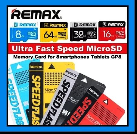 REMAX Class 10 Micro SD SDHC TF Memory Card 8GB 16GB 32GB 64GB