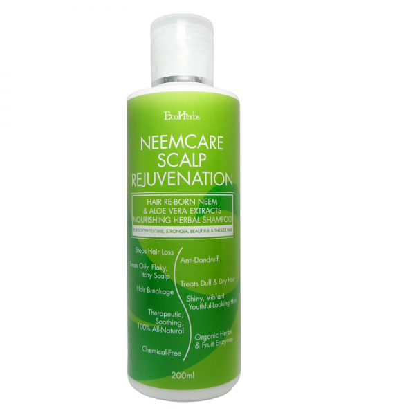 Ecoherbs NeemCare Scalp Rejuvenation Shampoo For Treating Premature White/Gray/Dry Hair & Beginning Stage Of Hair Loss - 200ml
