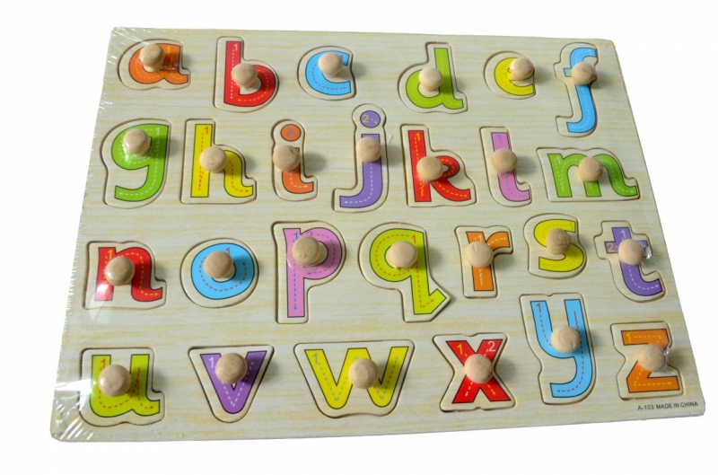 Educational Leaning Wood Puzzle- Small Letter (A-Z)