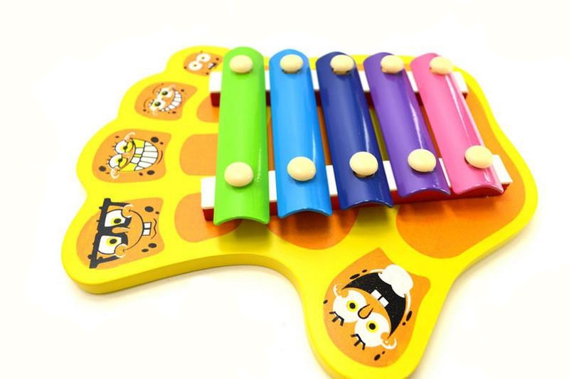 Five Figure Hand Knock Xylophone Music Toys
