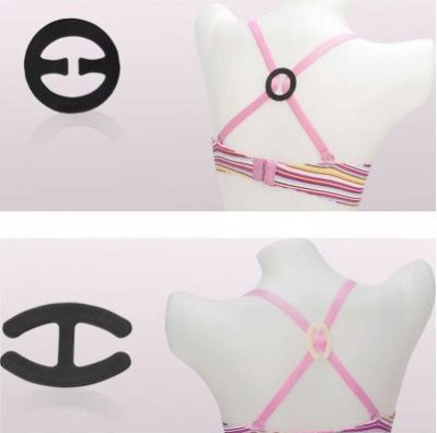 3 Pcs Anti-slip Buckle Ultimate Bra Strap Solution Perfect Concealer Clips Clea