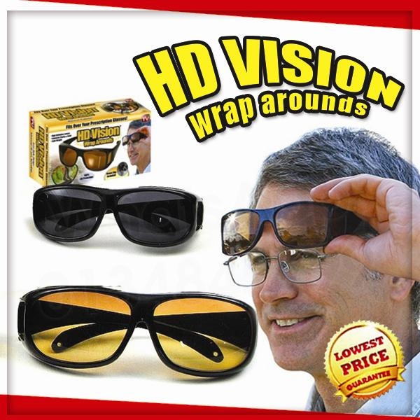 HD Vision Black Brown Yellow Anti Glare Day Night Driver Driving Sunglasses Sun Glasses