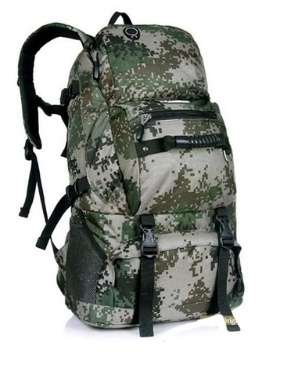 45L Local Lion Water Resistant Army Hiking Camping Outdoor Backpack (Acu Camo)