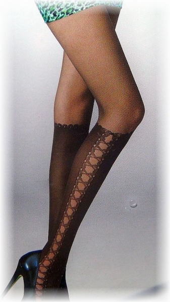 Fashion Pantyhose Style & Elegance Jela With High Boots Pattern Design 12D