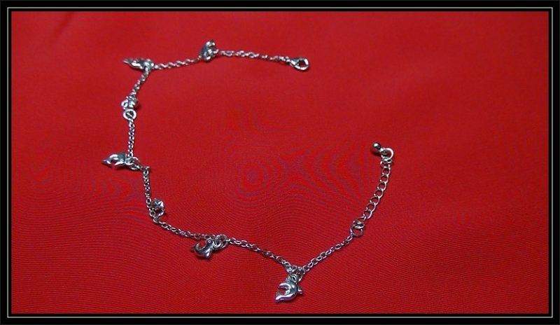 Fashion Silver Dolphin Ankle Bracelets