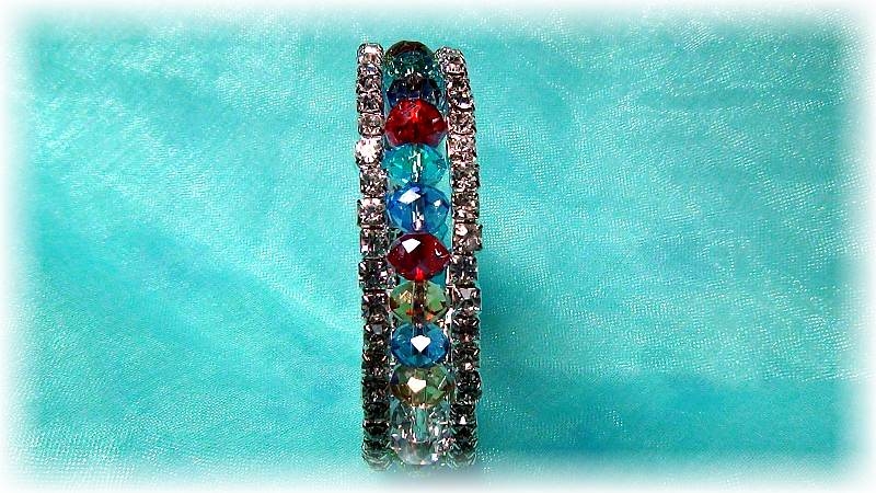 Fashion Silver Crystal With Multi-Color Bracelets