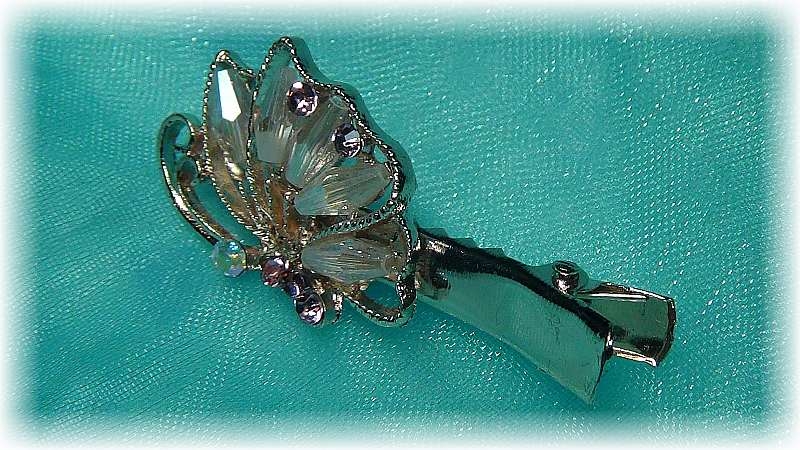 Lovely Exotic Flower Crystal Hairclip