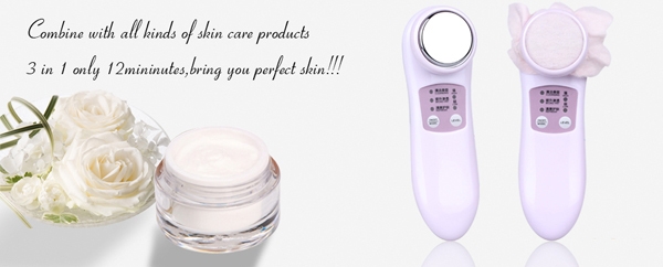 Facial Skin Scrubber Ion Galvanic Skin Care Equipment