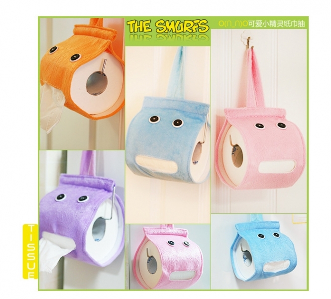 Cute Toilet Paper Roll Holder Pouch Pink