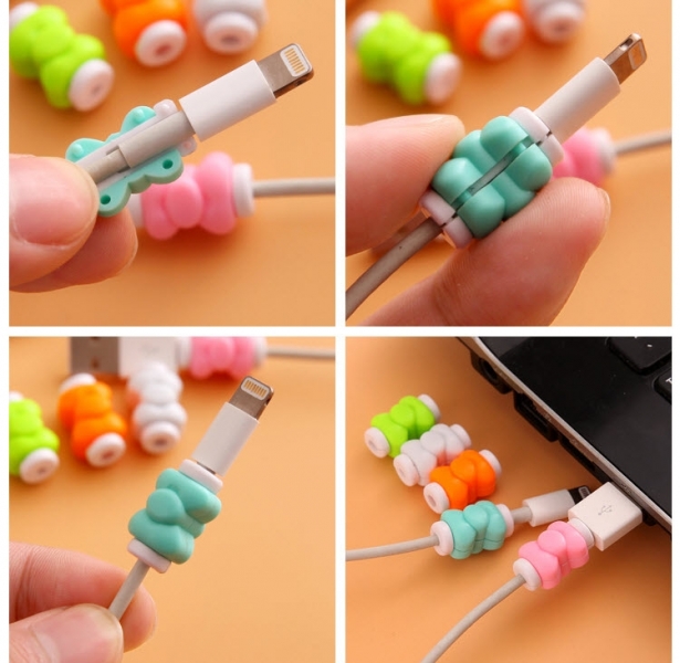 Cable protector / saver for Apple iphone / ipad lightning cable - Butterfly