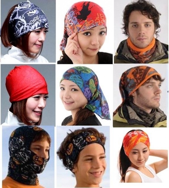 Outdoor Sport Turban Multi Magic Headband Veil Kerchief Head Scarf