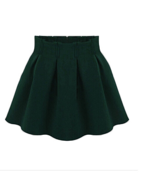 Trendy Pleated Design Skirt