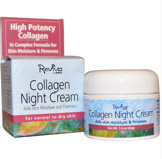 Reviva Labs, Collagen Night Cream, 1.5 oz (42 g)