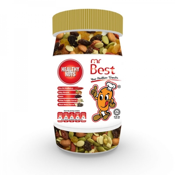 Mr Best Jar Healthy Nut 200gm x 2