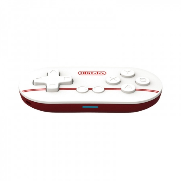 Mini 8Bitdo ZERO Controller Portable Bluetooth White Wireless GamePad Shutter For Android Phones iOS iPhone Windows Mac OS NEW Joystick Gamepad ( Red )