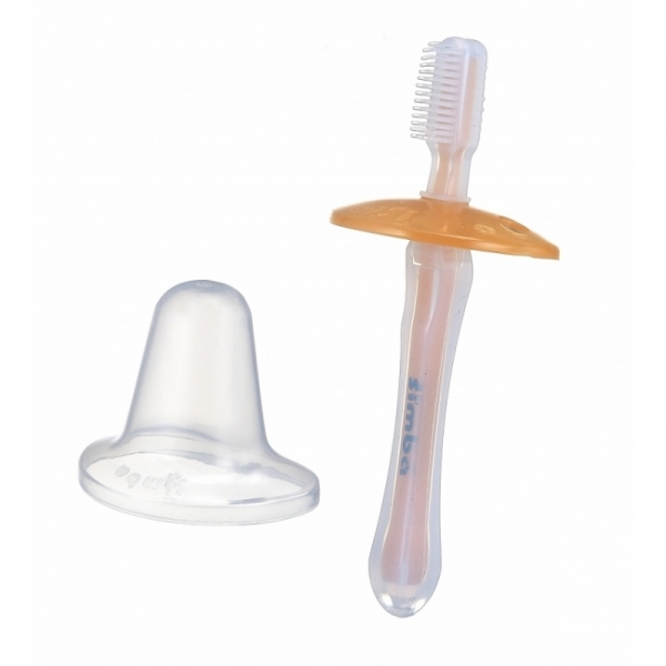 simba patented silicone toothbrush orange simba patented silicone toothbrush orange