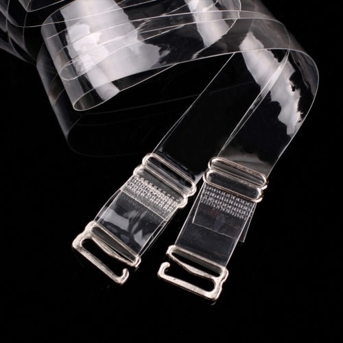 Invisible Clear Transparent Replacement Bra Straps Steel Metal Hooks