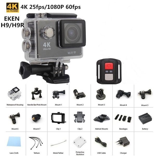 Go Pro Action Camera 4K Ultra HD + Remote Control