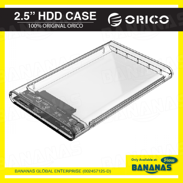 100% Original Orico 2139U3 2.5 Inch Transparent SATA To USB 3.0 Hard Drive Enclosure HDD Case Casing