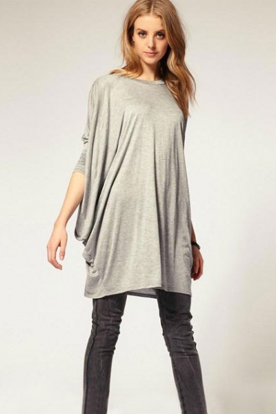 Trendy Layered Loose Long Sleeve Top