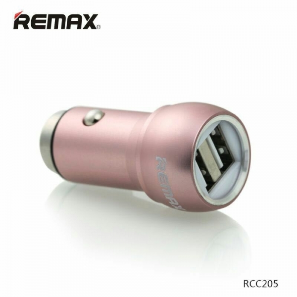 REMAX 2.4A Fast Charge Dual USB Car Charger Adapter RCC205