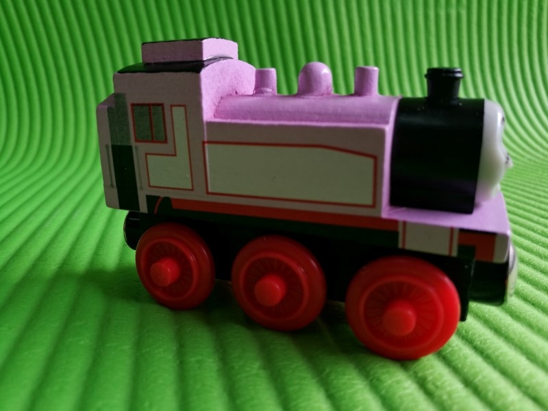 Thomas & Friends Magnetic Wood Train Pink (Rossie)