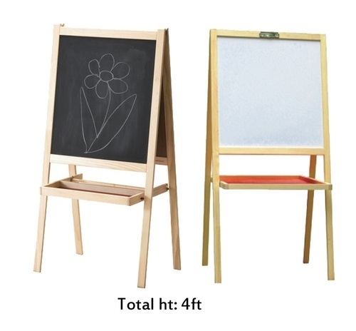 BIG DRAWING / WRITING BOARD FLIP DOUBLE SIDED 2IN1