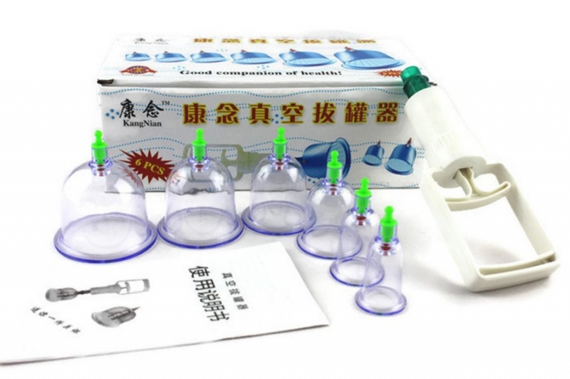 Bekam Body Pump Acupuncture High Quality 6pcs ABS Cup