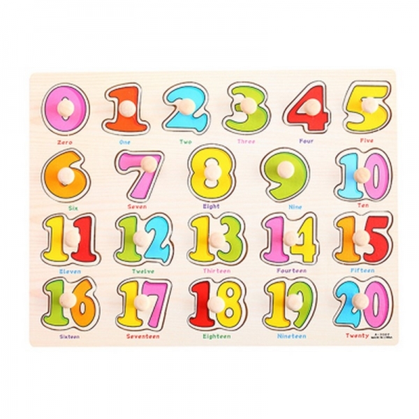Educational Numeric Wood Puzzle (1-20)