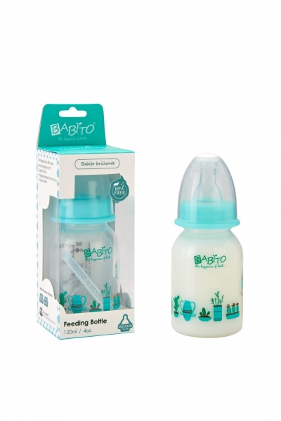 Babito Baby Feeding Bottle 4oz/120ml Charismata- Green